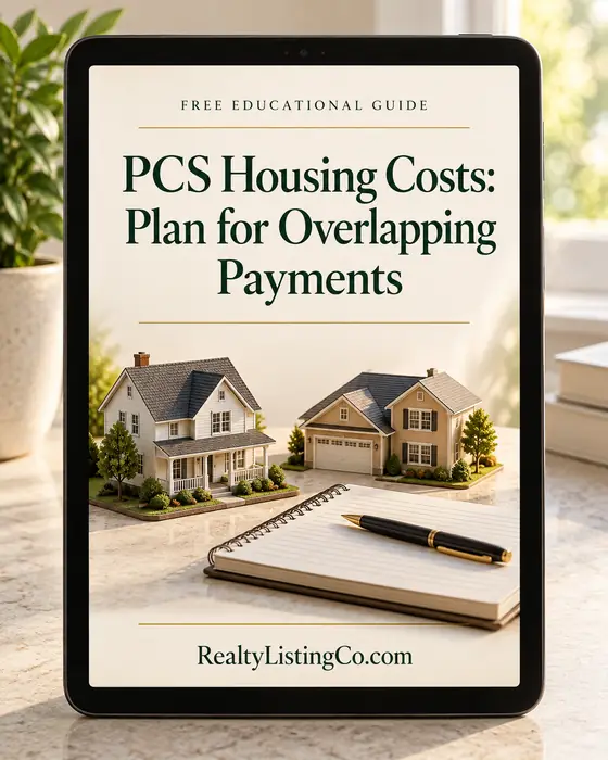 PCS Housing Costs: Plan for Overlapping Payments free educational guide cover