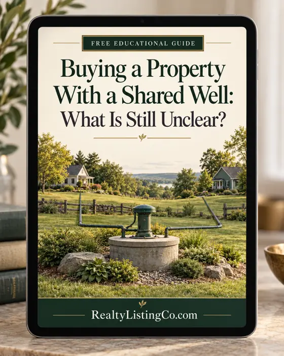 Buying a Property With a Shared Well: What Is Still Unclear? — individual free educational guide cover
