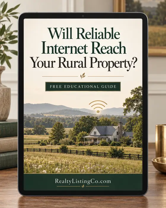 Will Reliable Internet Reach Your Rural Property? — individual free educational guide cover