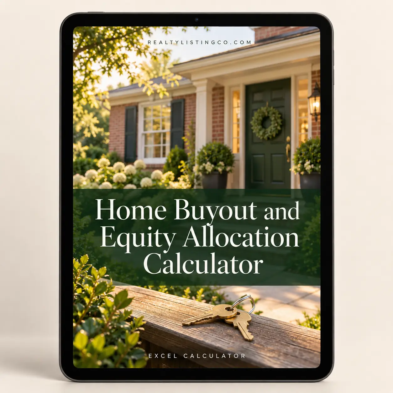Home Buyout and Equity Allocation Calculator — cover or document preview