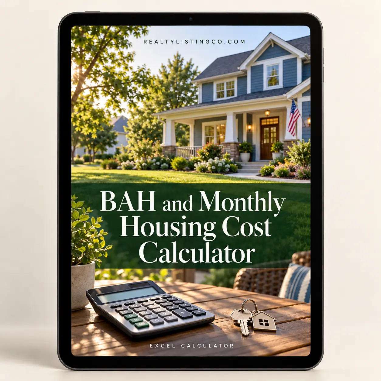 BAH and Monthly Housing Cost Calculator
