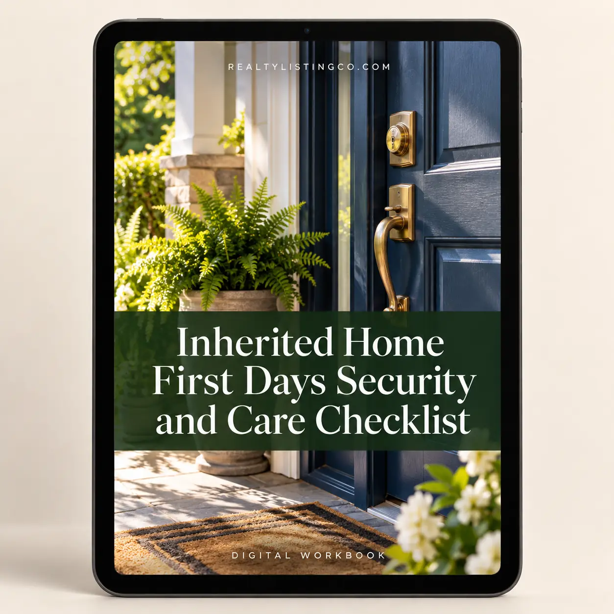 Inherited Home First Days Security and Care Checklist — preview 1
