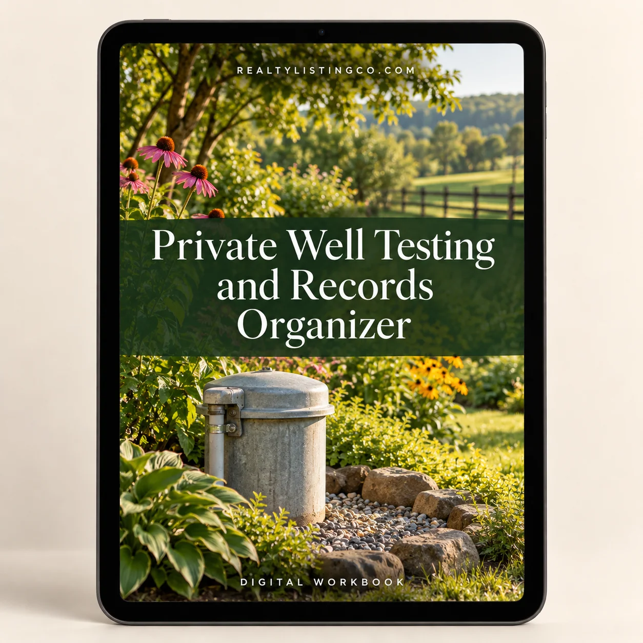 Private Well Testing and Records Organizer — preview 1