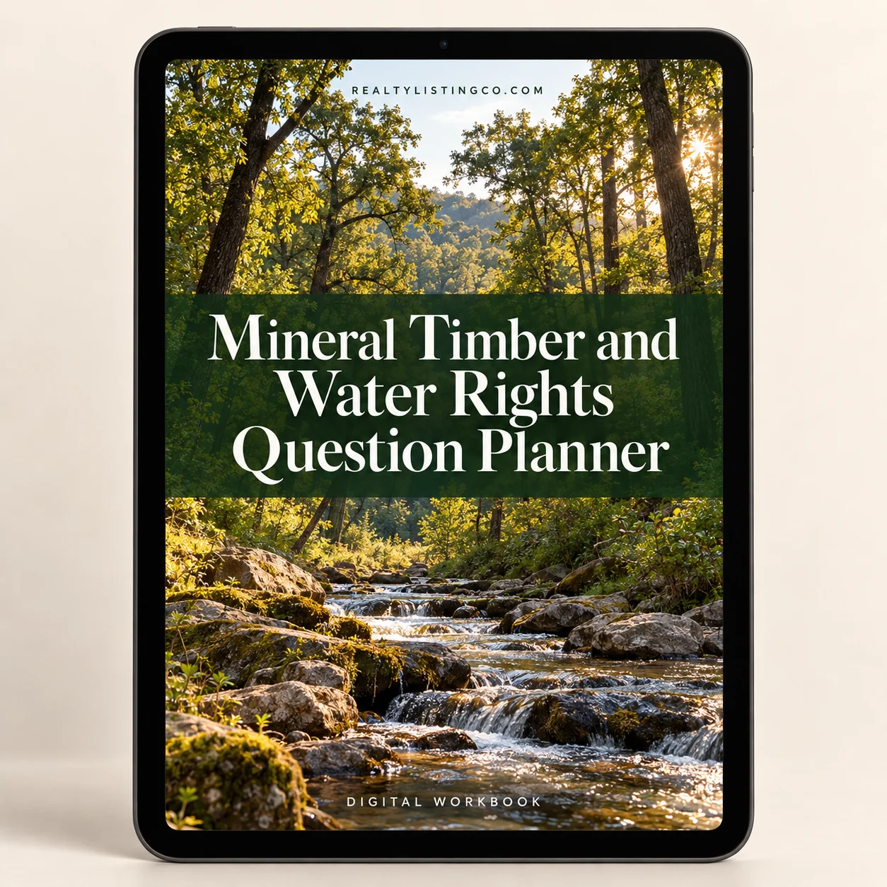 Mineral Timber and Water Rights Question Planner