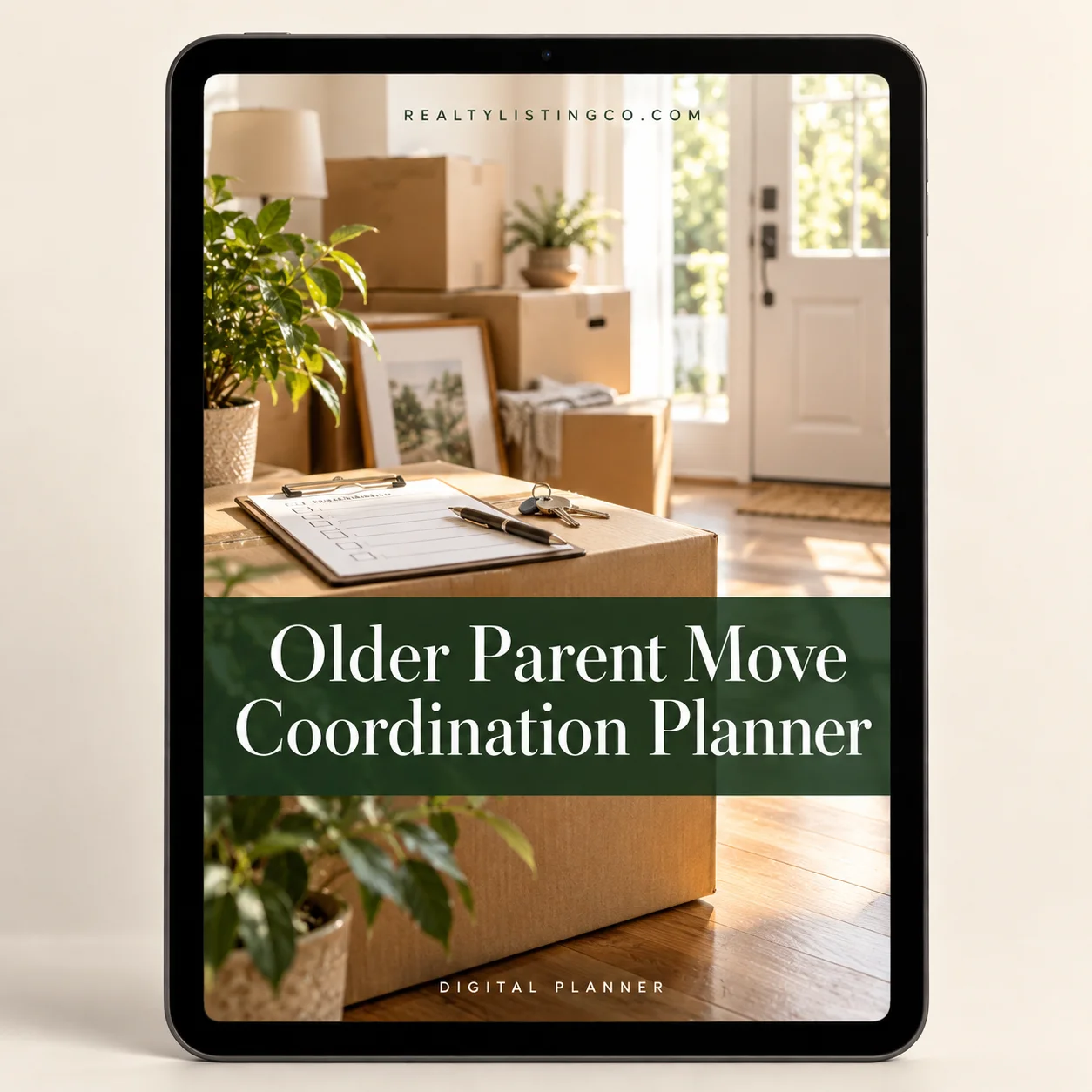 Older Parent Move Coordination Planner — cover preview