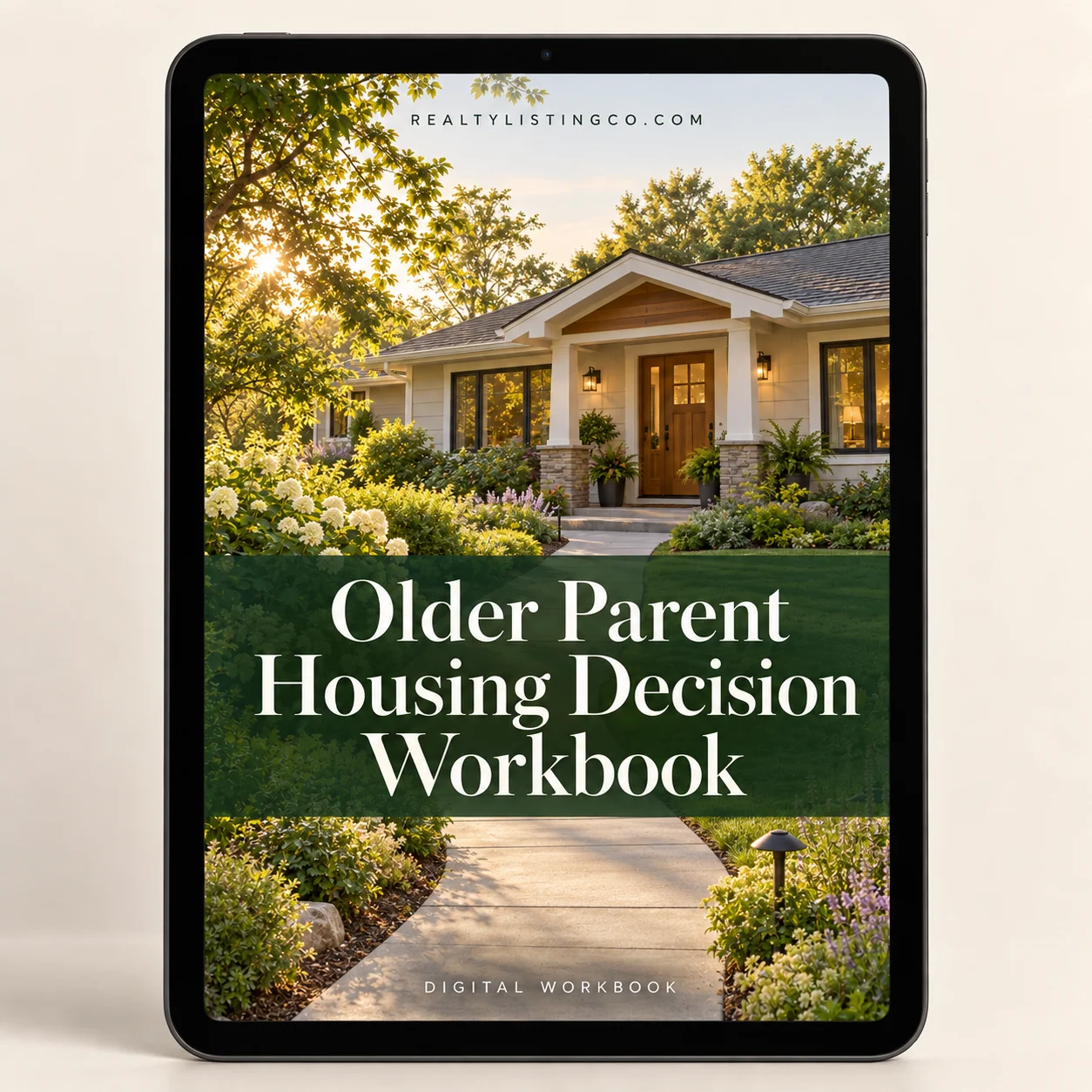Older Parent Housing Decision Workbook — cover preview