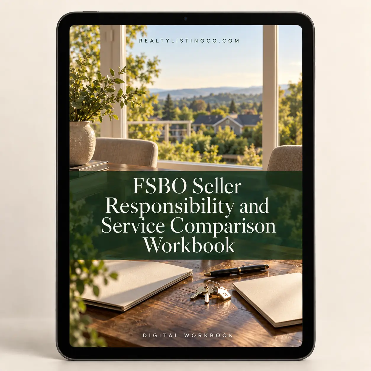 FSBO Seller Responsibility and Service Comparison Workbook — cover preview