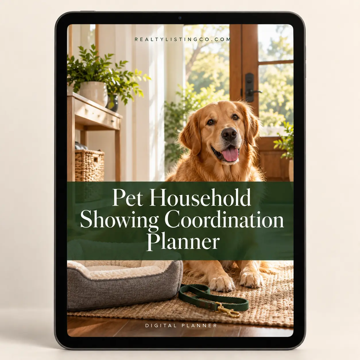 Pet Household Showing Coordination Planner — cover preview