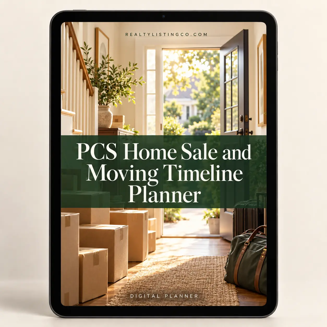 PCS Home Sale and Moving Timeline Planner — cover preview