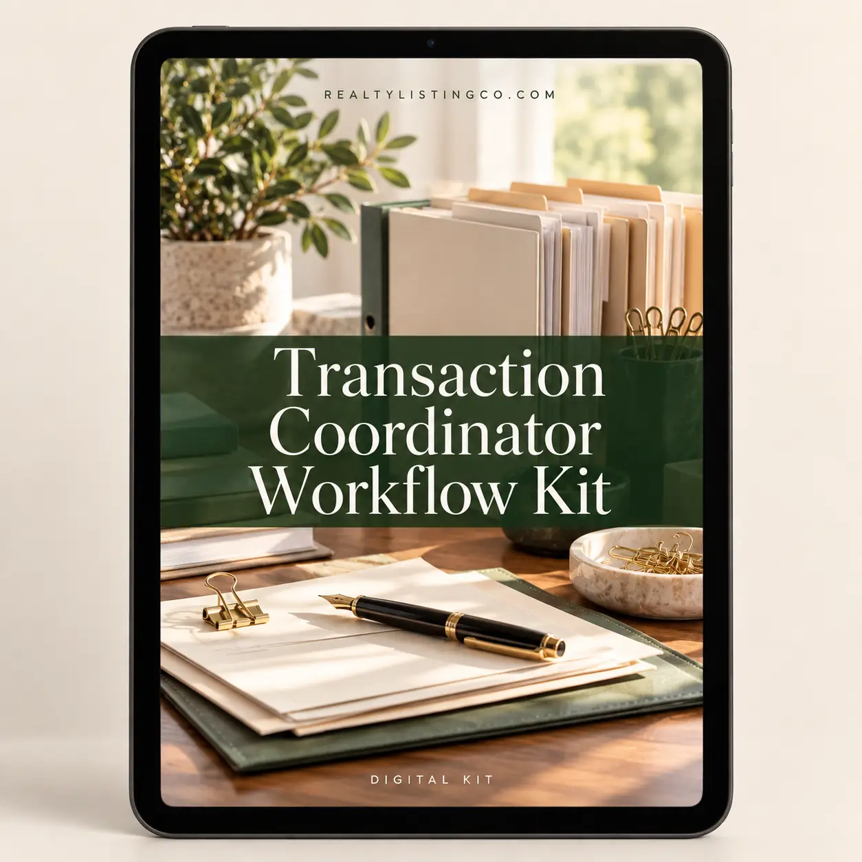 Transaction Coordinator Workflow Kit — cover preview