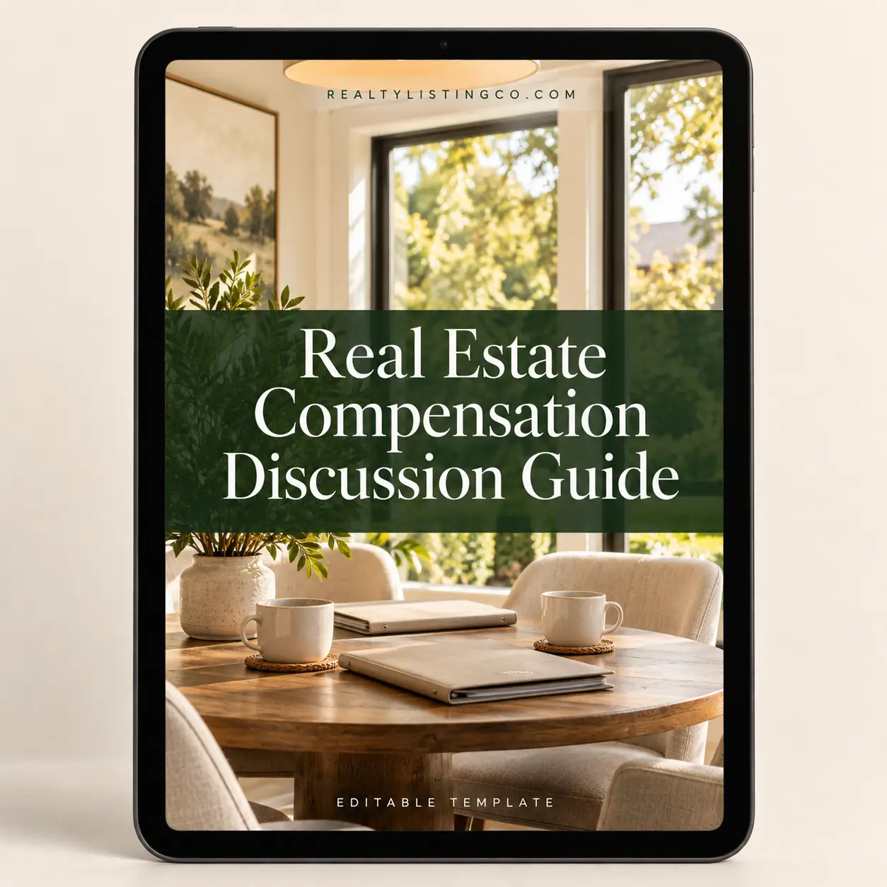 Real Estate Compensation Discussion Guide — cover preview