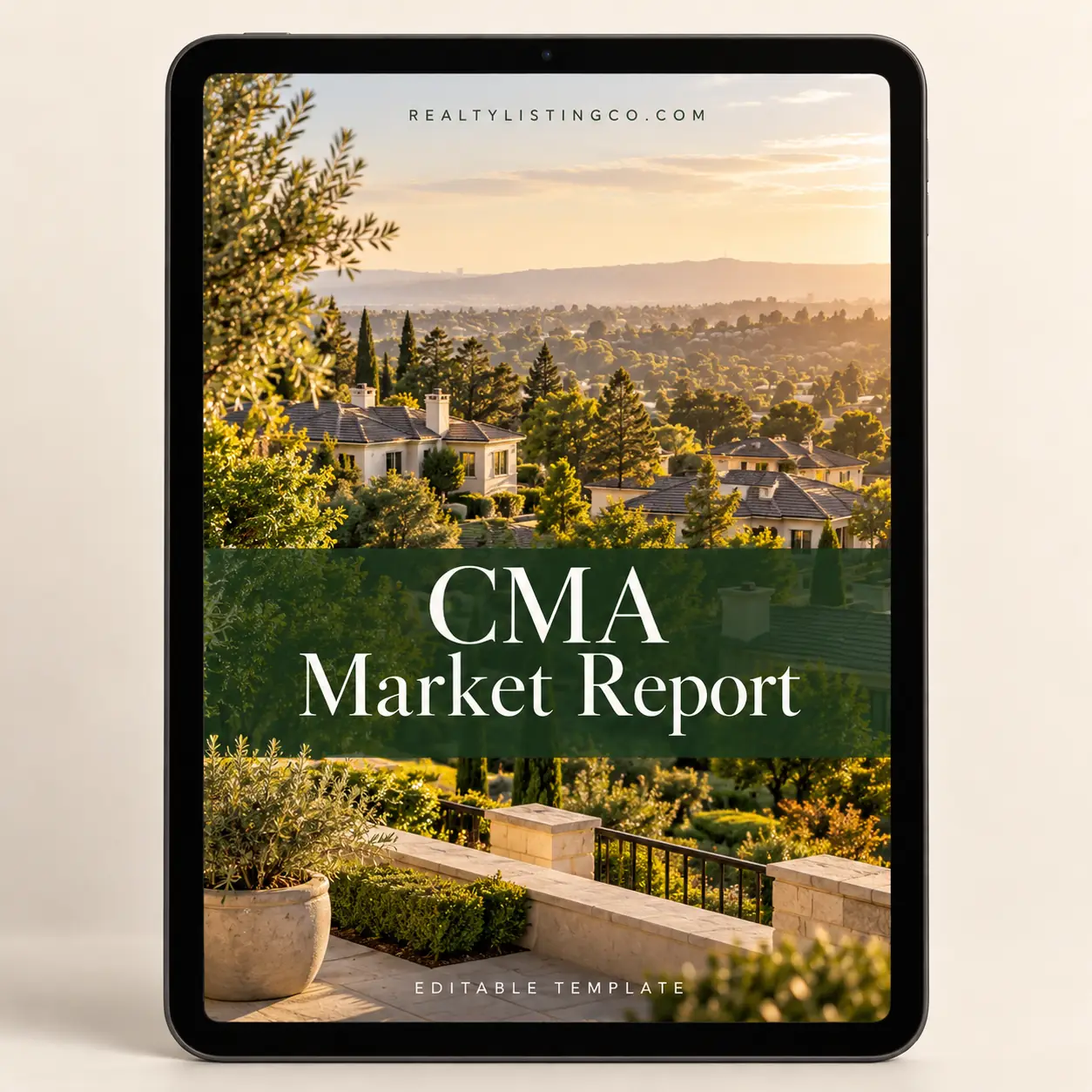 CMA Market Report — Three Color Palettes — preview 1