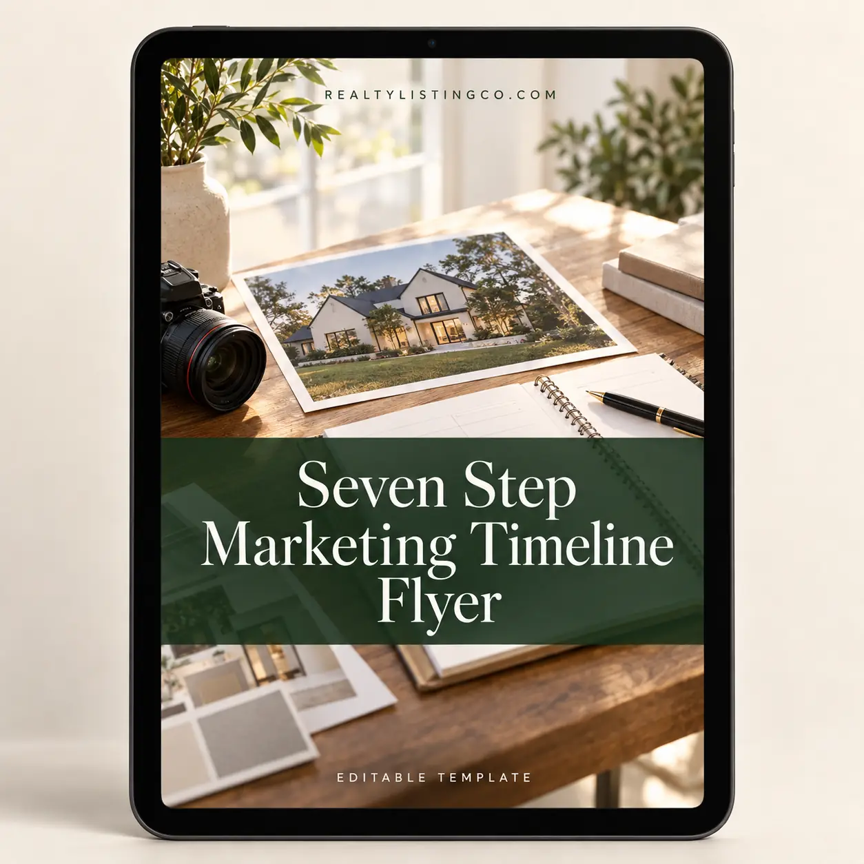 Seven Step Marketing Timeline Flyer