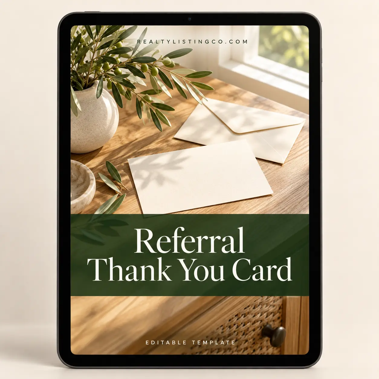 Referral Thank You Card — cover preview