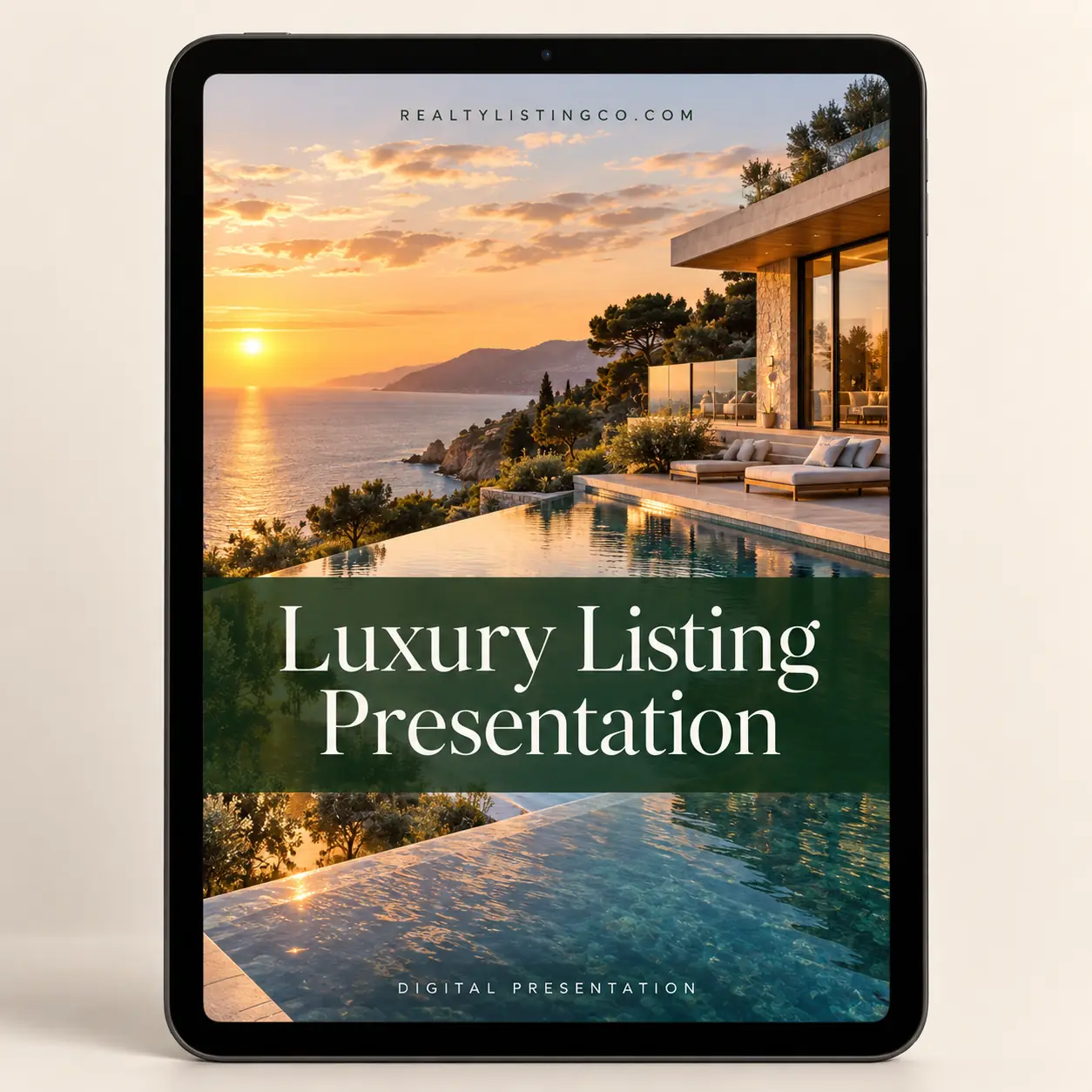 Luxury Listing Presentation — 8-Slide Canva Deck — preview 1