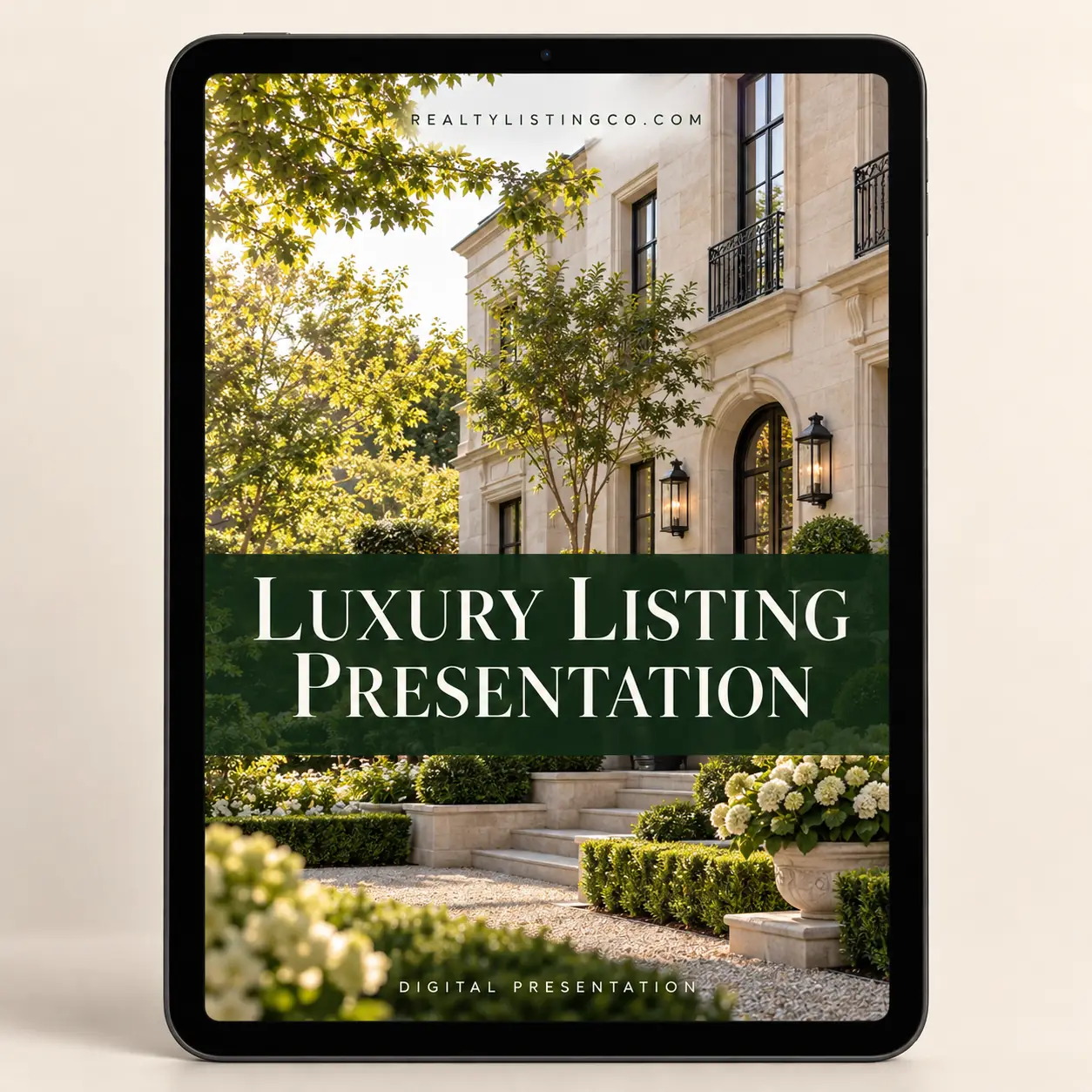Luxury Listing Presentation — 4-Slide Canva Deck